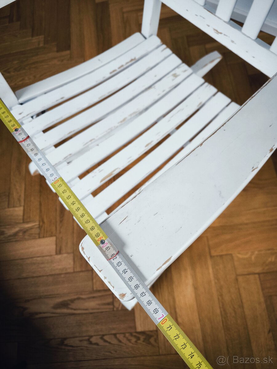 Hojdacie kreslo , drevené výška 110cm - 7