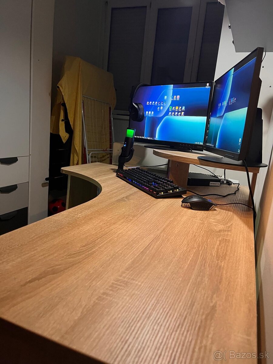 Rohový Písací Stôl - 7