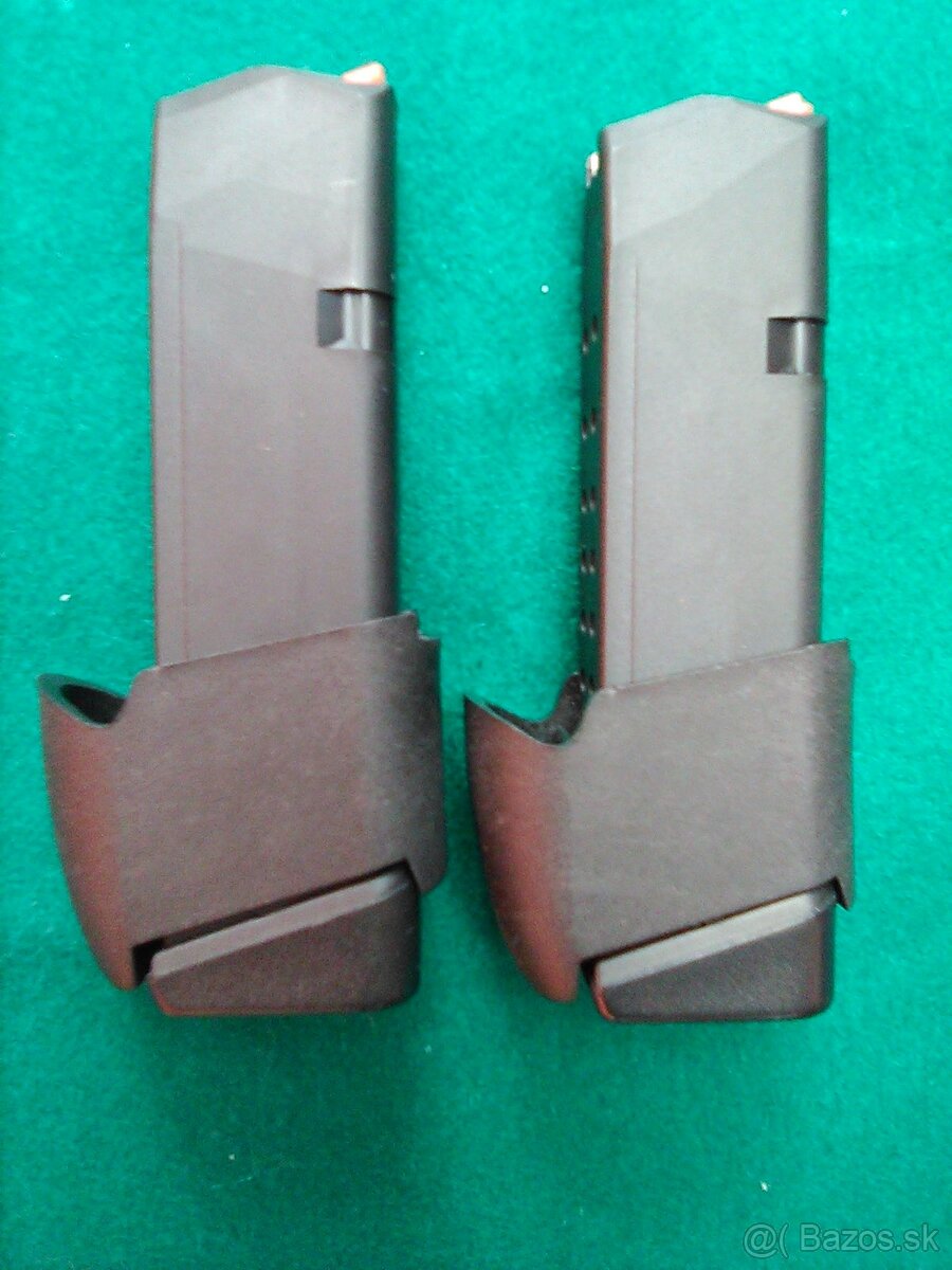 Dva 19 ranové zásobníky s návlekom určené pre Glock26 - 7