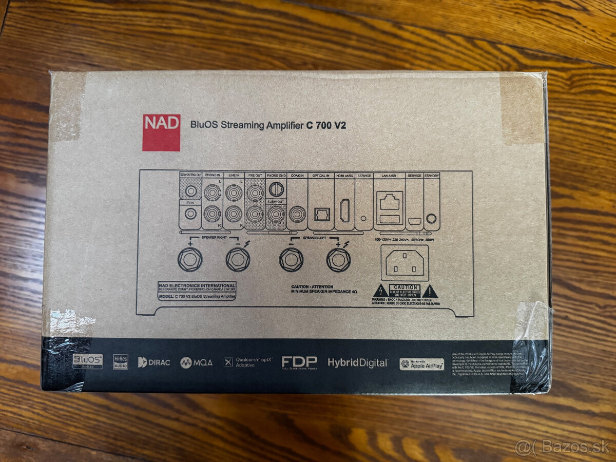 Streamovací zosilňovač NAD C 700 V2 - predvádzačka - 7