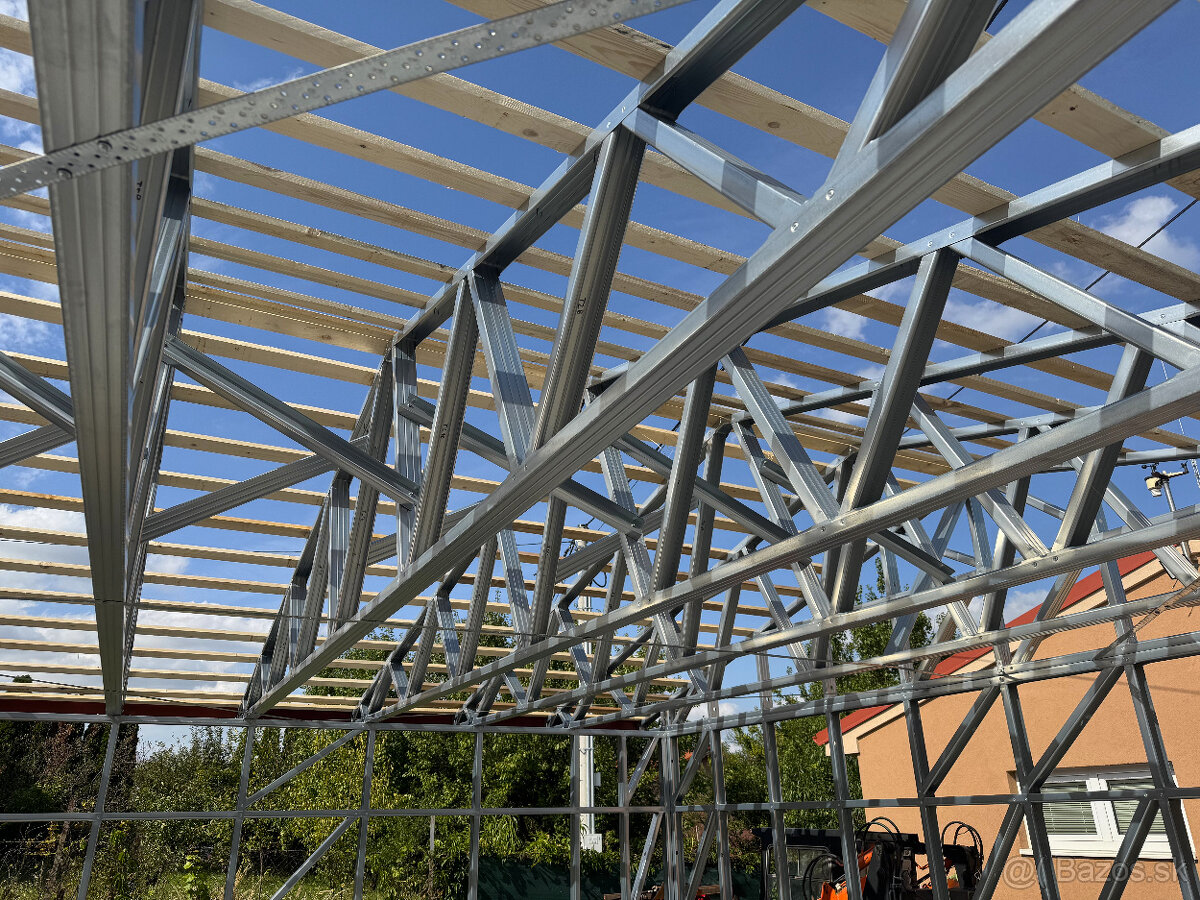 Konštrukcia garáže 6,5m x 7,5 m - 7