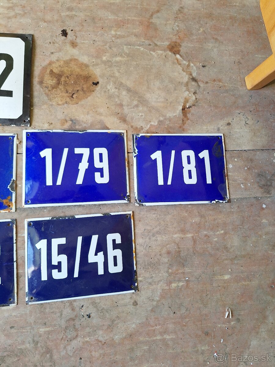 Smaltované čísla - 7