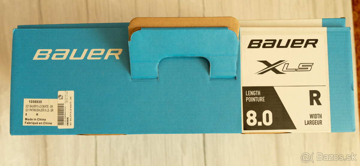 Predám korčule BAUER X-LS Senior veľkosť 8 - 7