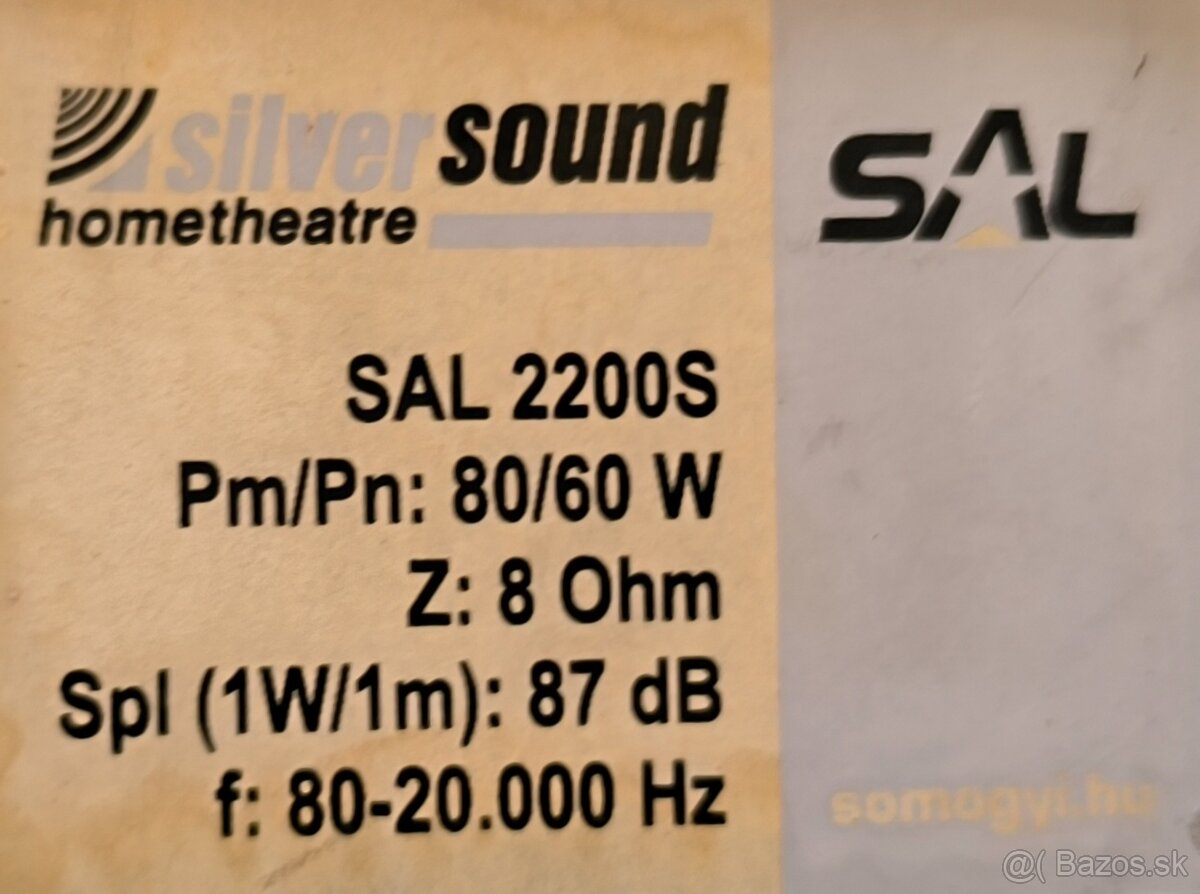 Predám reproduktory SAL 2200S - 7