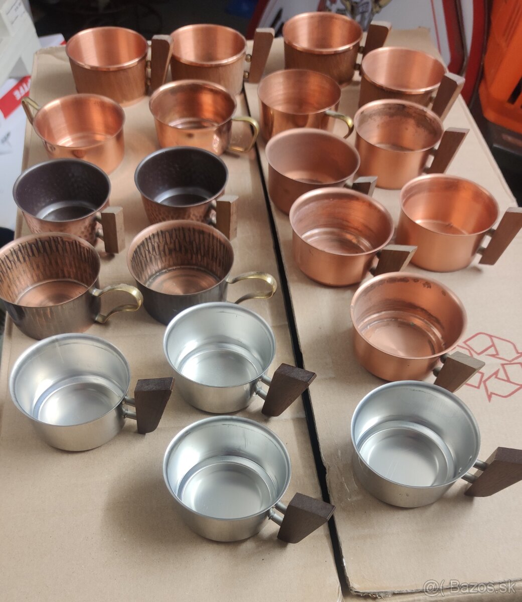 Svietnik, Lucerna. Dávkovač vína - Karafa, hrnčeky mosadzné - 7