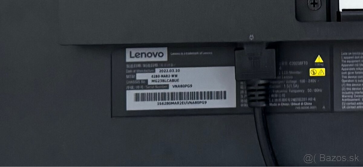 Monitor Lenovo ThinkVision T24i-30 - 7