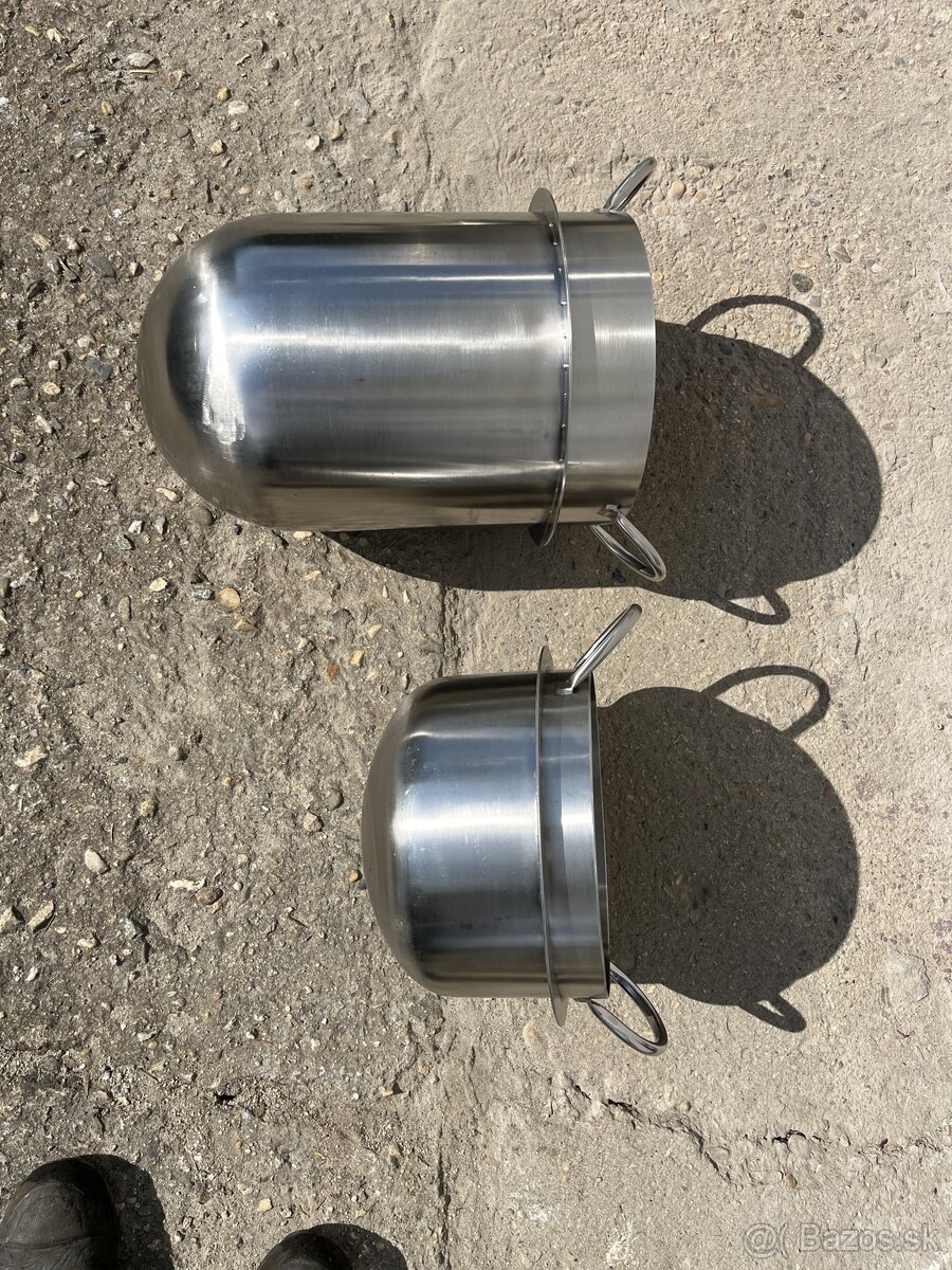 Nerezová kotlina + kotliky na guľáš - 7