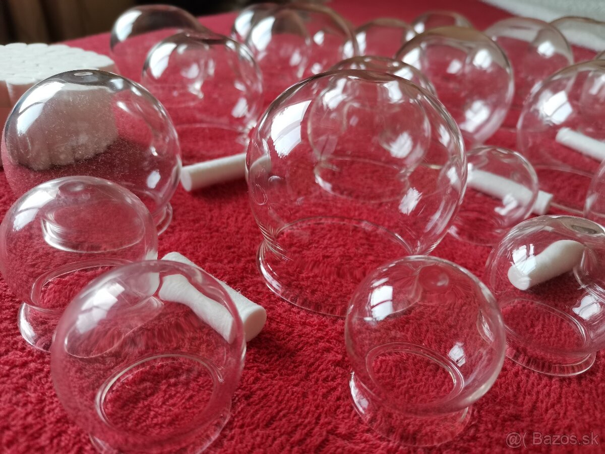 Sklené banky na masáž - 7