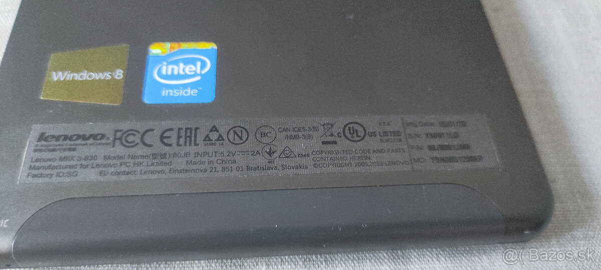 2x tablet Lenovo MIIX 3-830 - 7