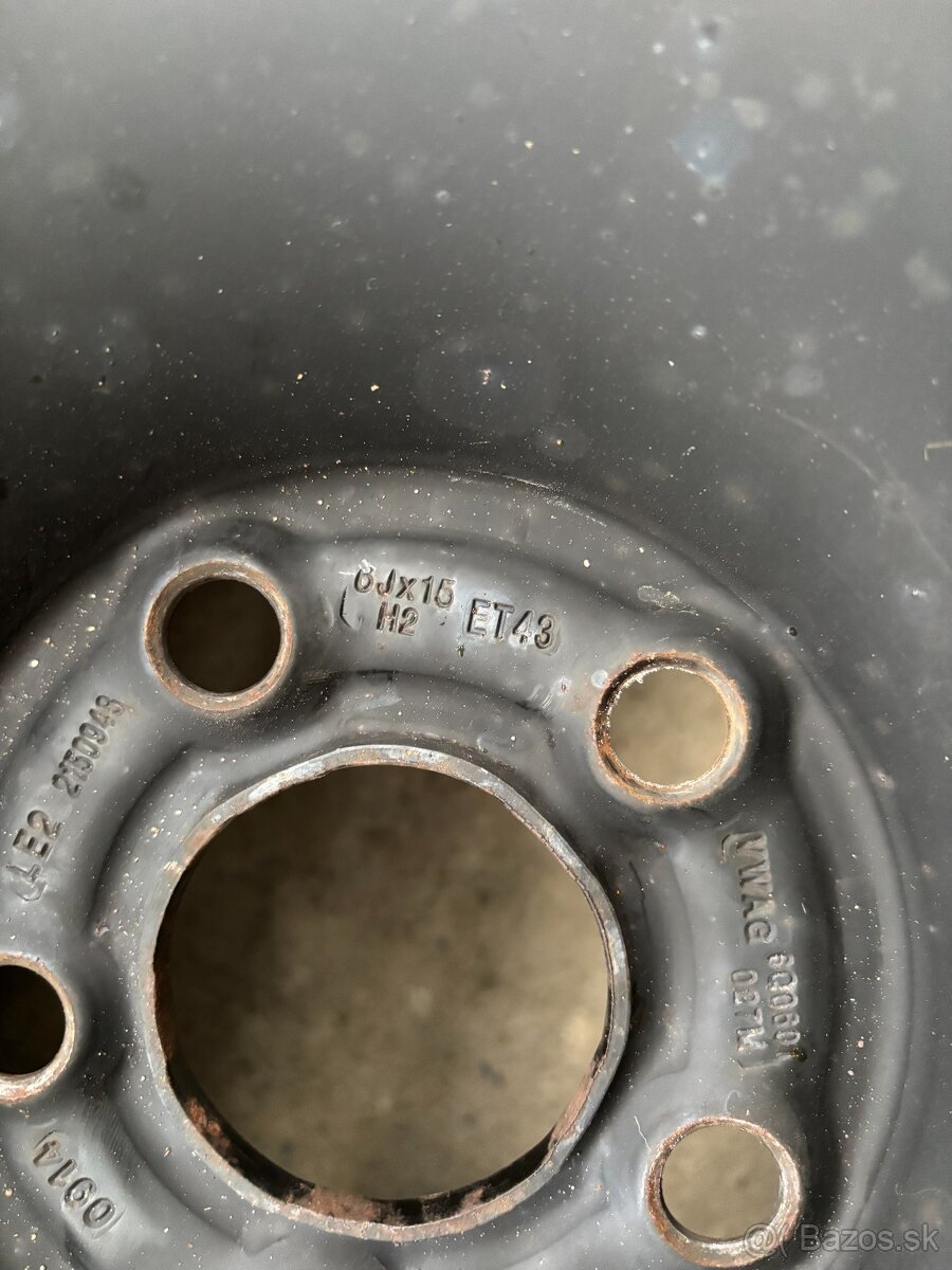 Plechové disky 195/65 r15 5x100 - 7