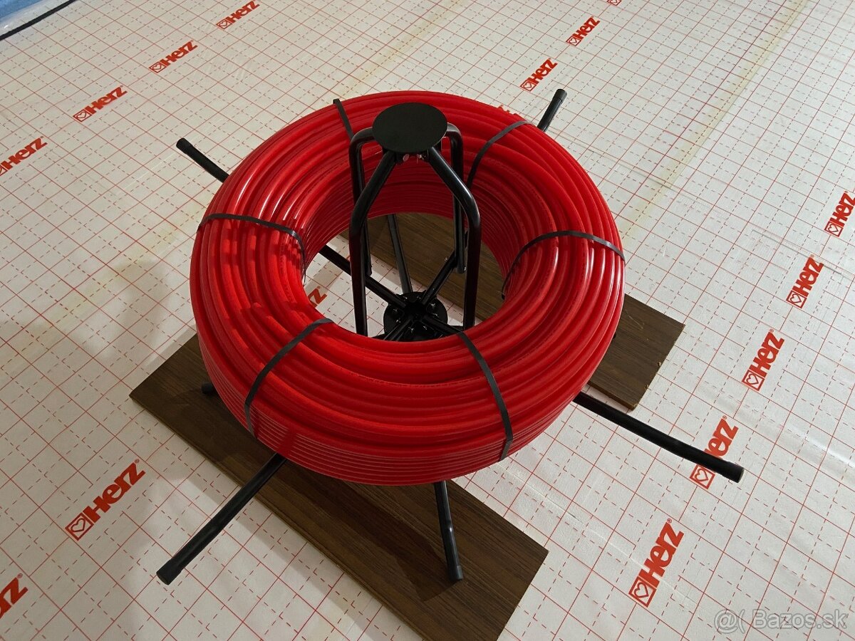 Skladací odvíjač rúr podlahového vykurovania - kolotoč - 7