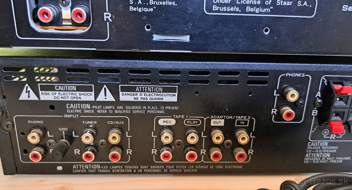 PIONEER - zosilňovač, tuner, stereo cassette deck - 7