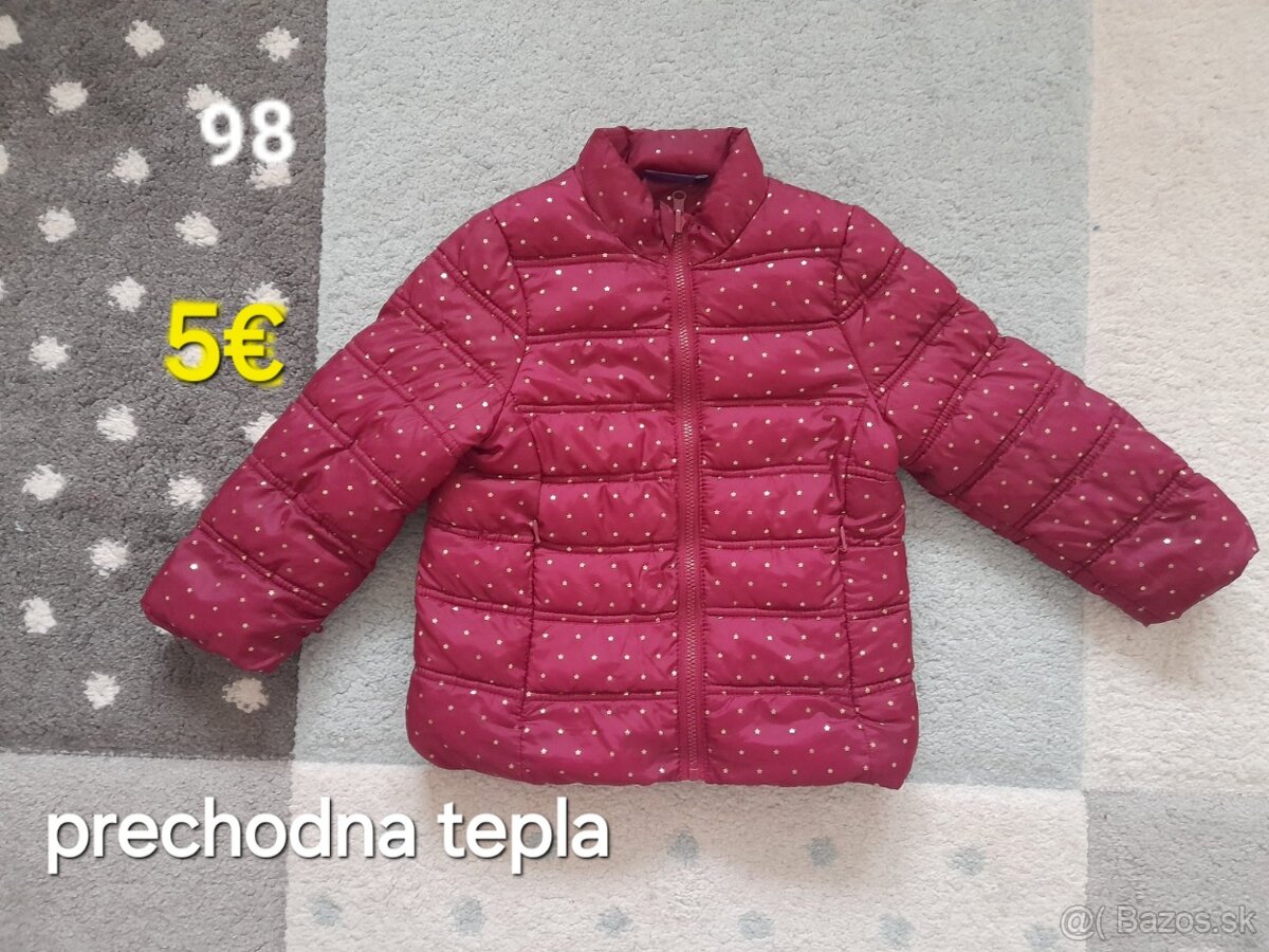 Dievcenska prechodna bunda 98 - 7