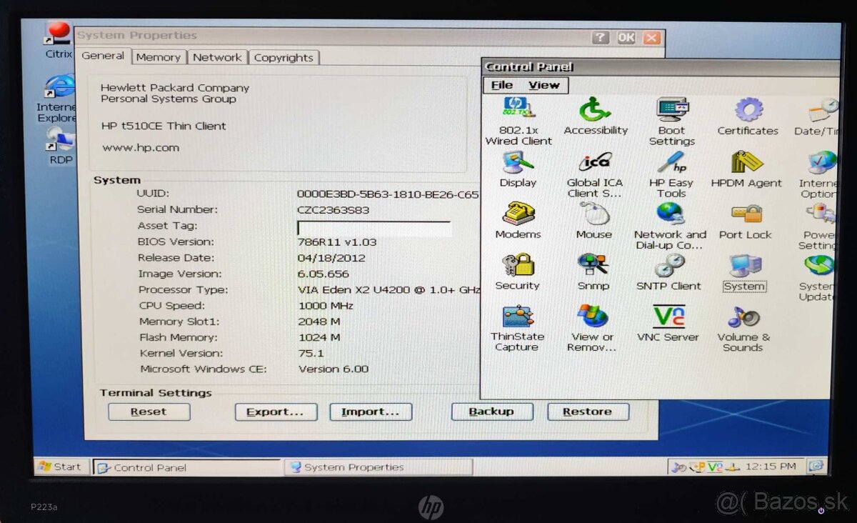✔️ pocitac HP T510CE - 7