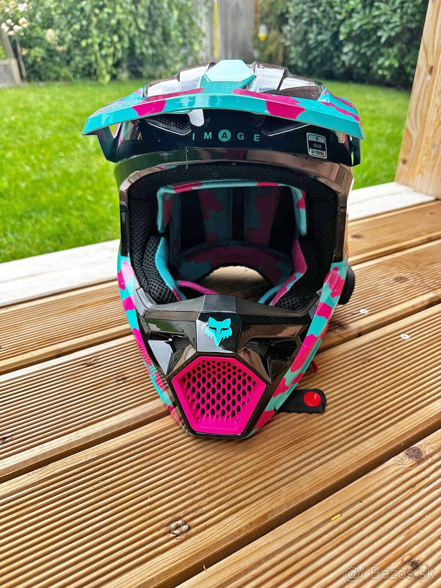 FOX prilba V1 Nuklr teal - 7