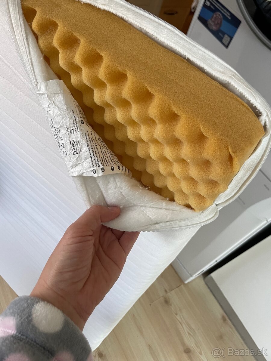 Detská postieľka s hojdacím mechanizmom / kolíska 120x60 - 7