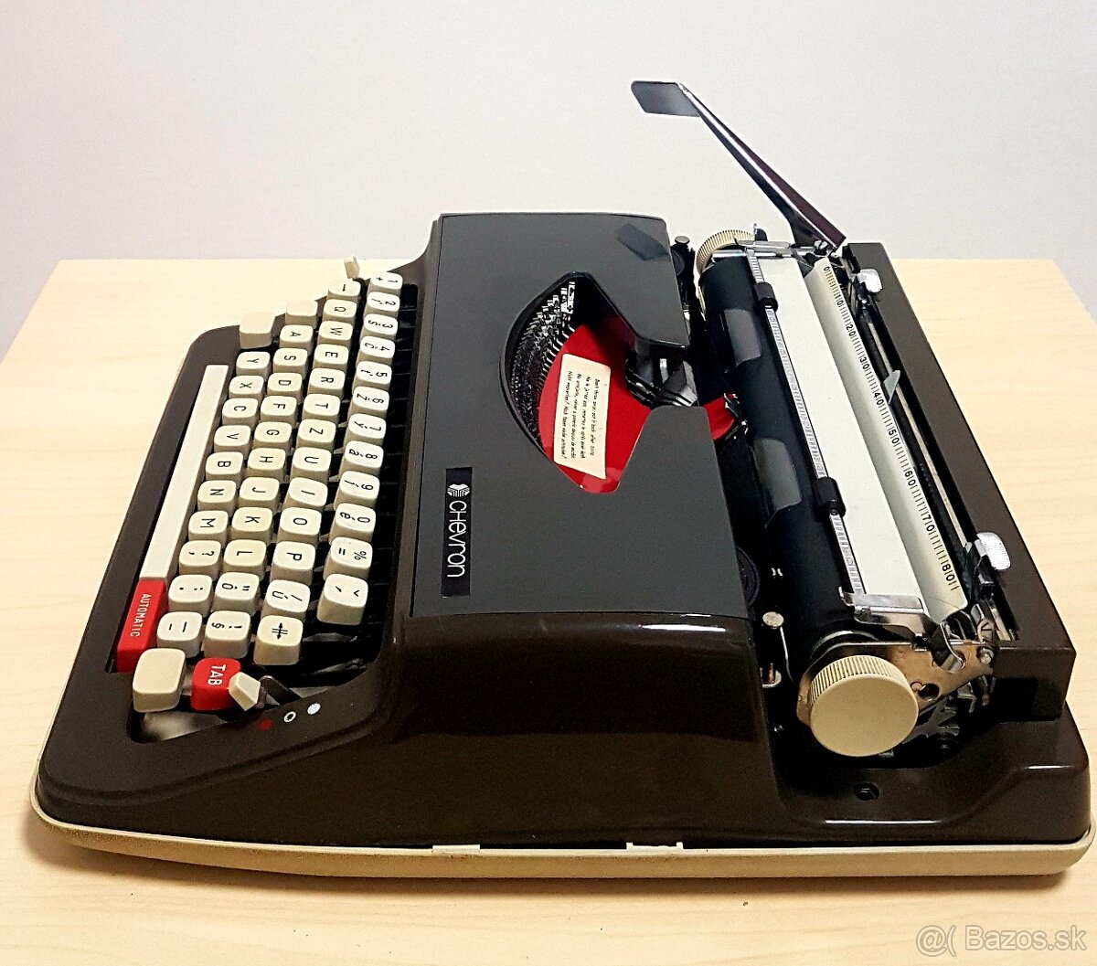 Prenosný mechanický písací stroj Chevron - 7