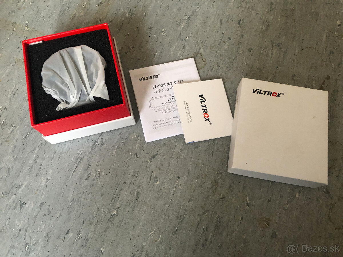 Predám speedbooster VILTROX EF-EOS M2 0.71 - 7