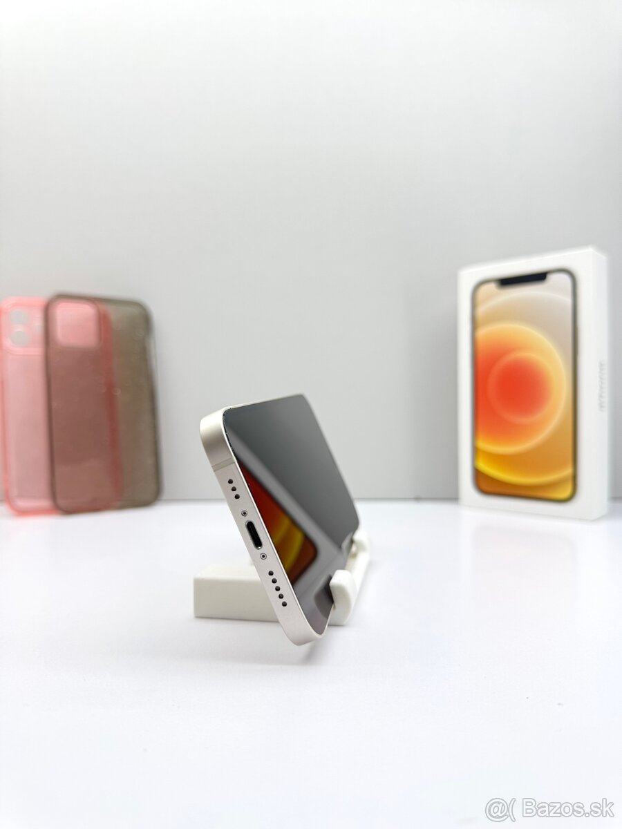 iPhone 12 WHITE NOVÁ BATÉRIA 100% - 7