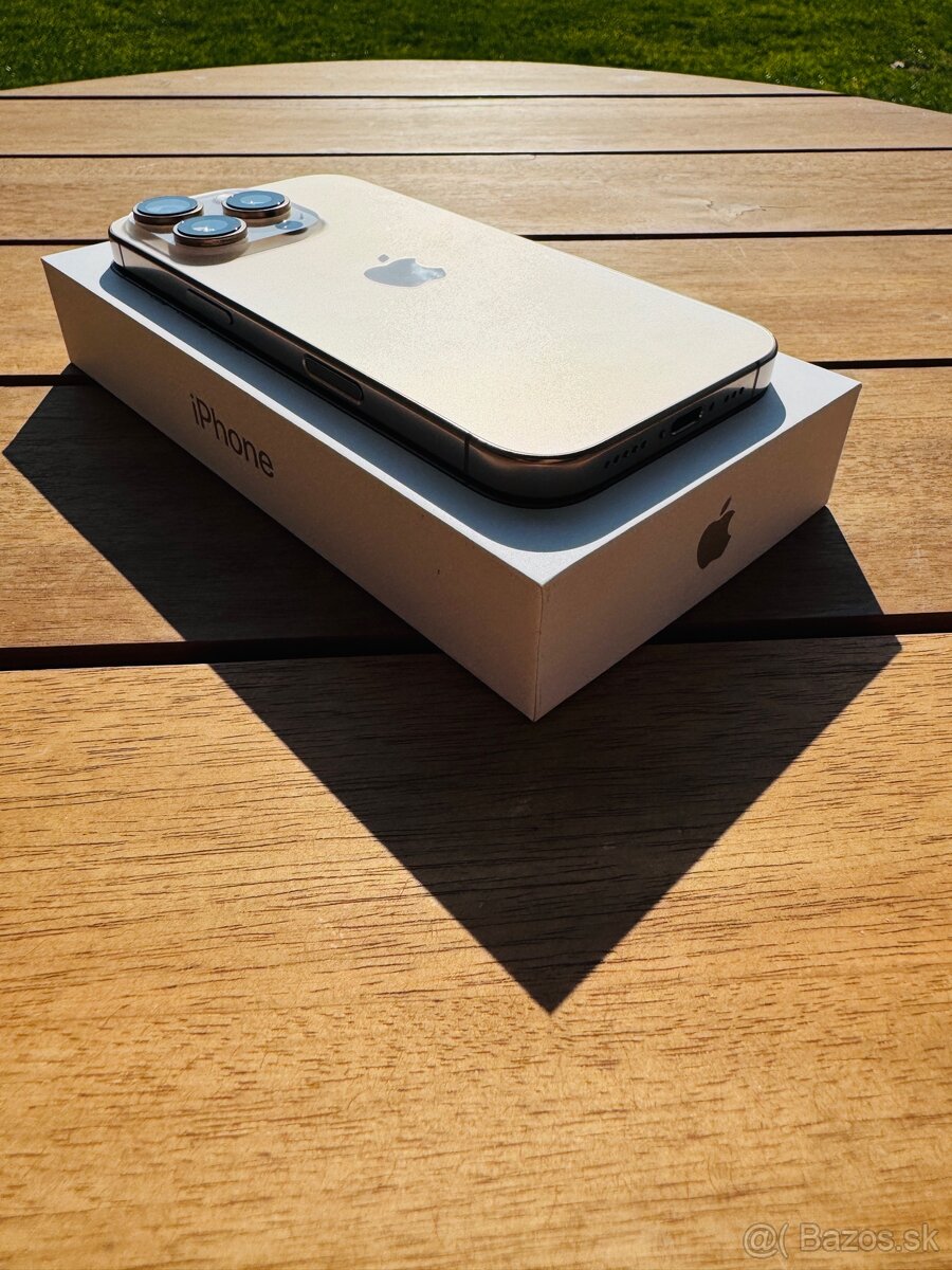 Predám Apple iPhone 16 Pro 128gb Desert Titanium ako nový - 7