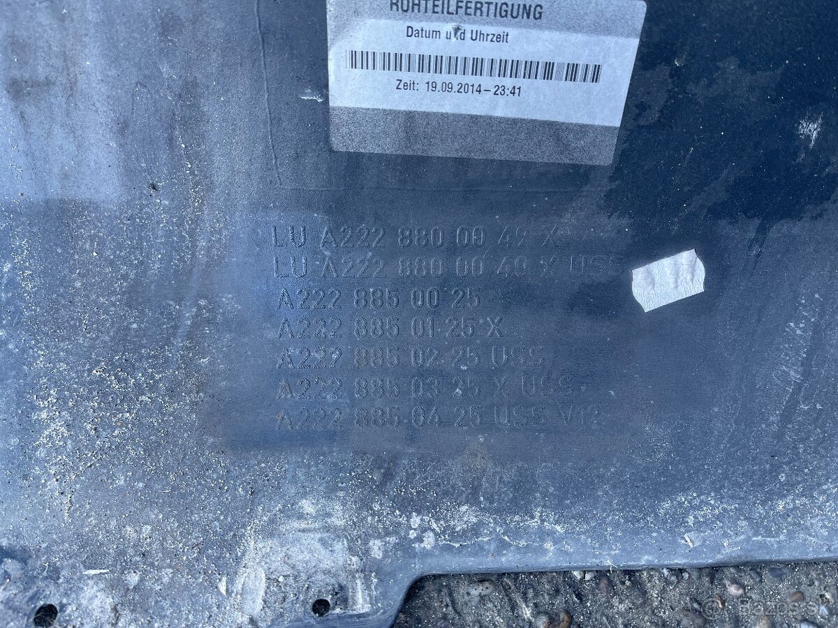 Mercedes w222 s class naraznik zadny - 7