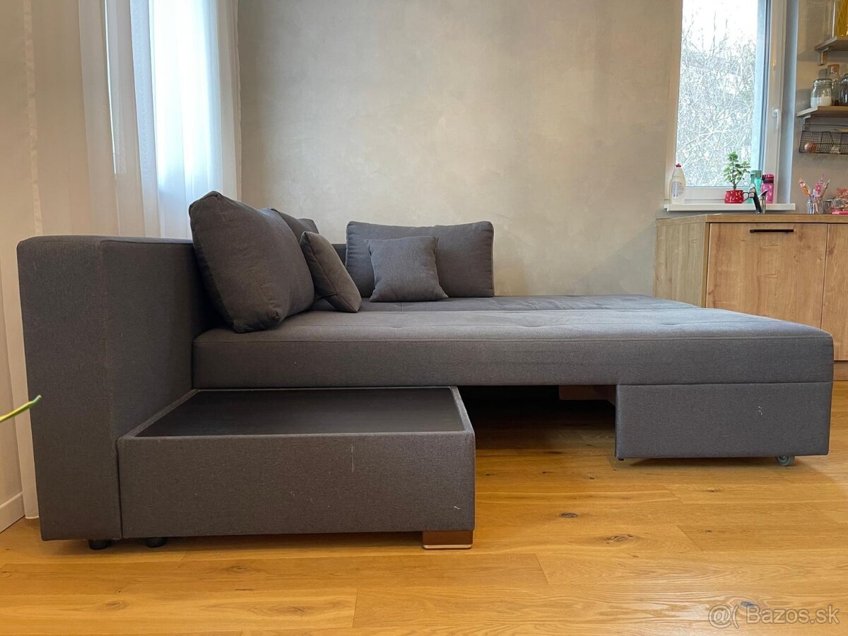Rohová rozkladacia sedačka - 7