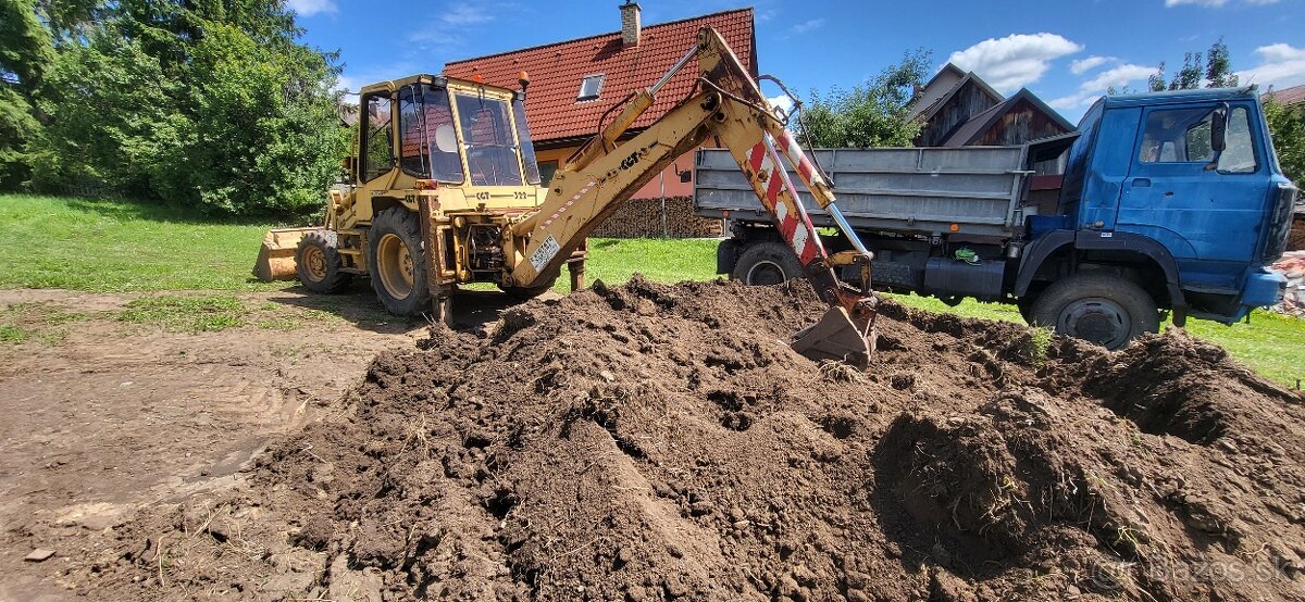 Traktorbager/bager / 4x4 / nakladač, cat, - 7
