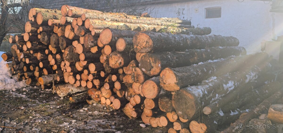 Predám palivové drevo - SMREK - 7