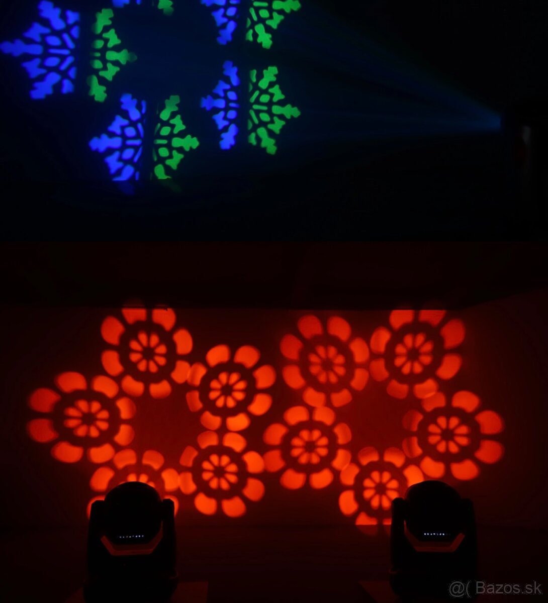 4x Led rotačná hlava 150W - 7