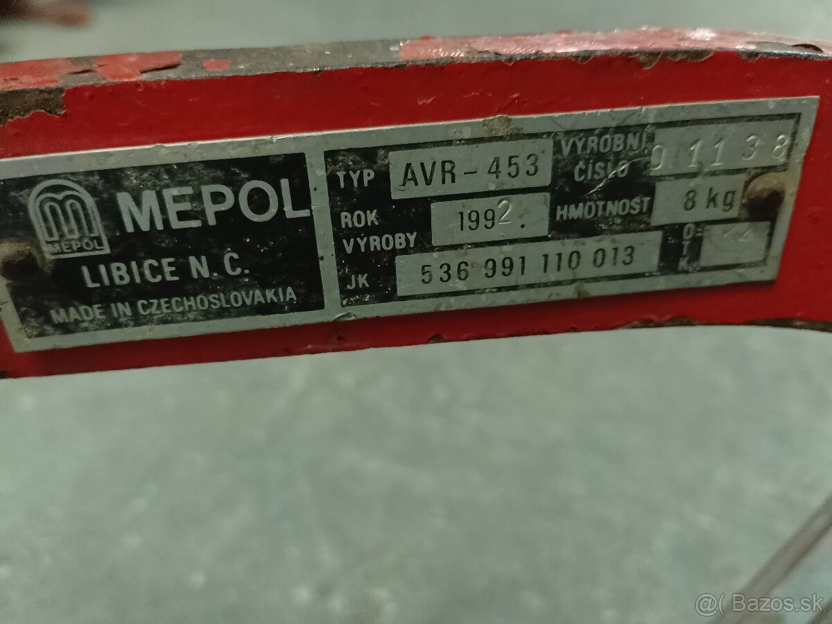 Vari nastavovací těleso NT3,vyorávací radlička AVR-453 - 7