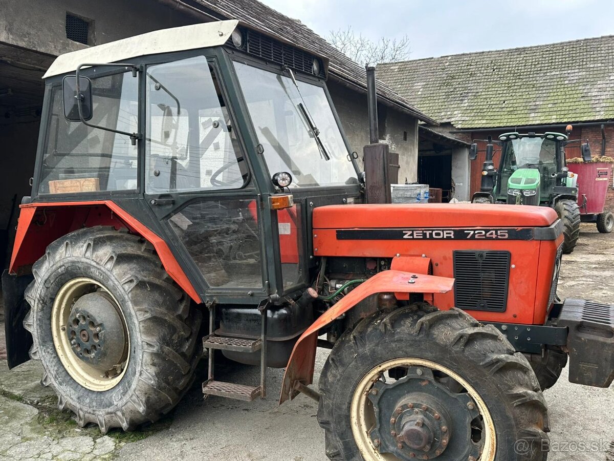 Traktor Zetor 7245, r.v.1990, první majitel, zachovalý stav - 7