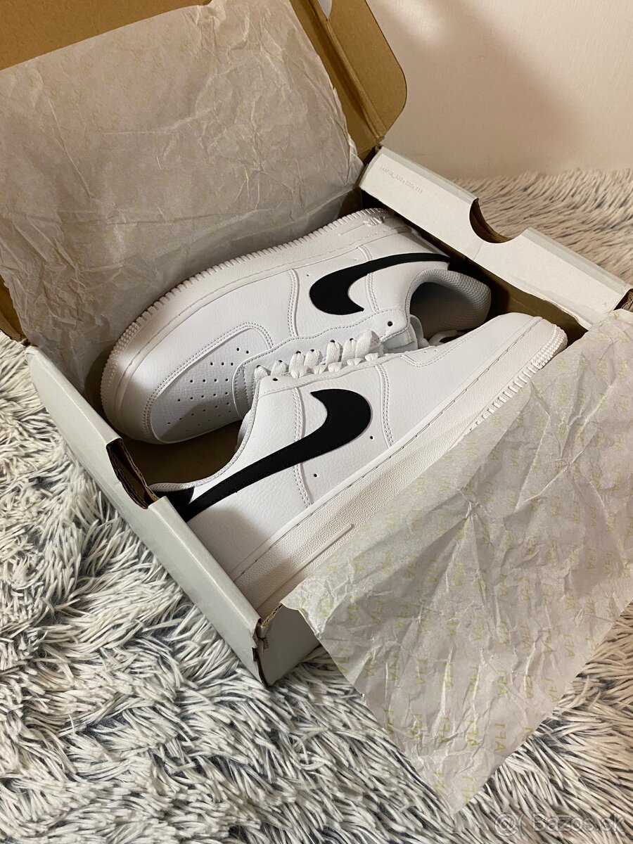 Nike Air Force 1 “ biela - čierna” - 7