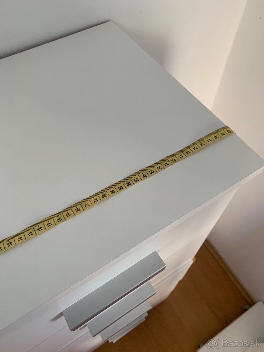 Komoda vysoká biela - 7
