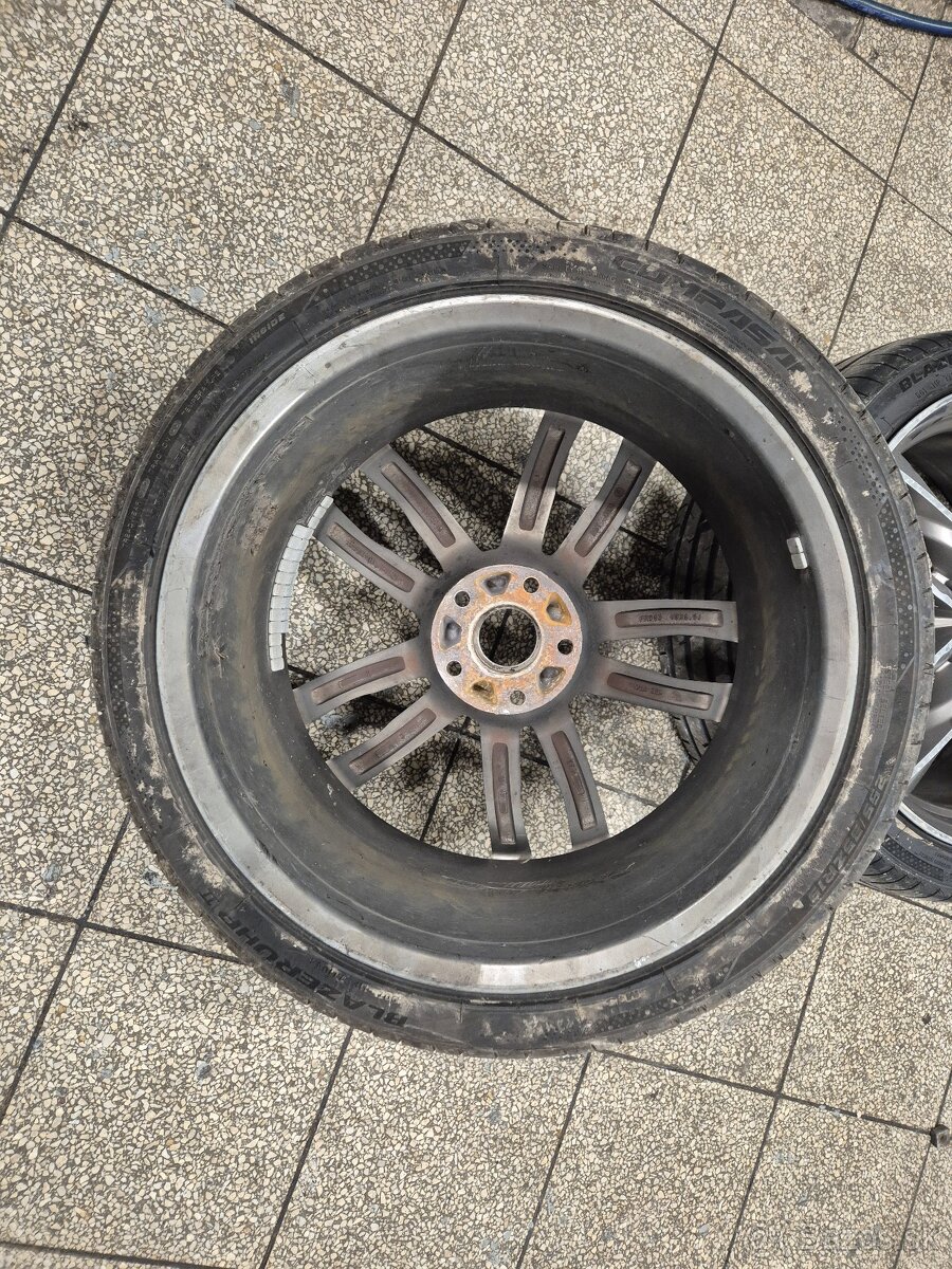 Predám elektróny 5x112r19 s pneu 255/35r19 - 7