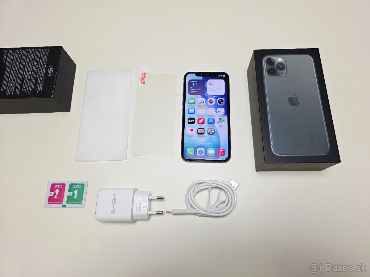 Apple iPHONE 11 PRO 256GB GREEN ,ZDRAVIE BATERKY 100% - 7