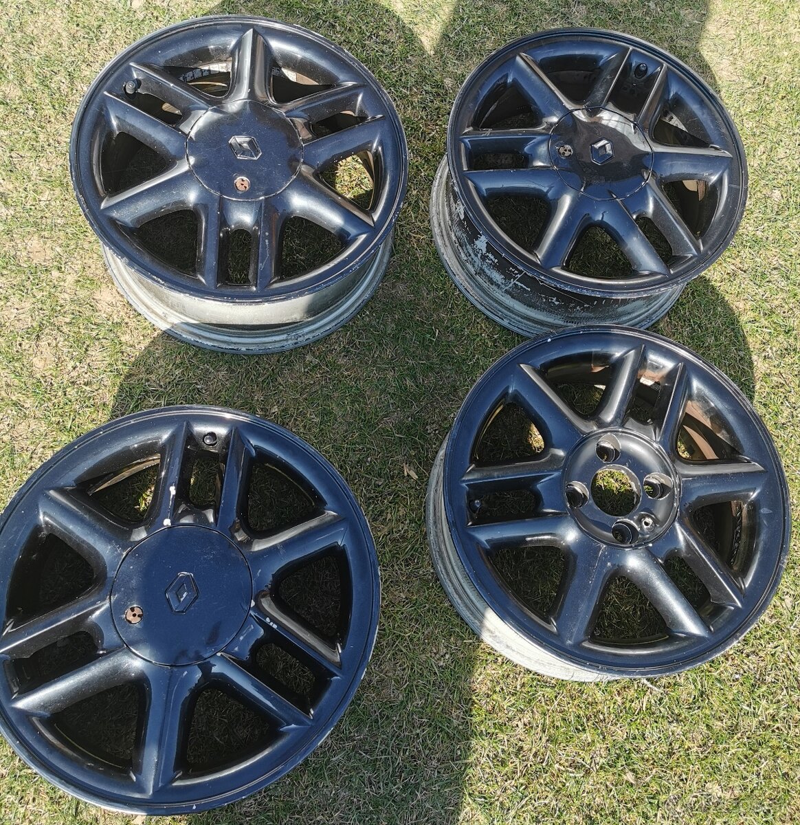 4x100 r15 elektrony renault original cierne - 7