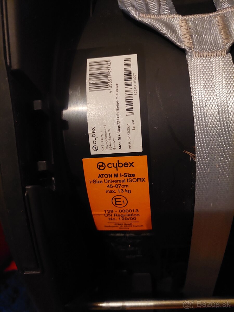 Autosedacka a základňa Cybex Aton M i-size 2021 - 7