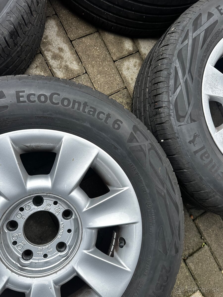Predám elektrony BMW 5x120 + letné pneu 225/60 r15 - 7