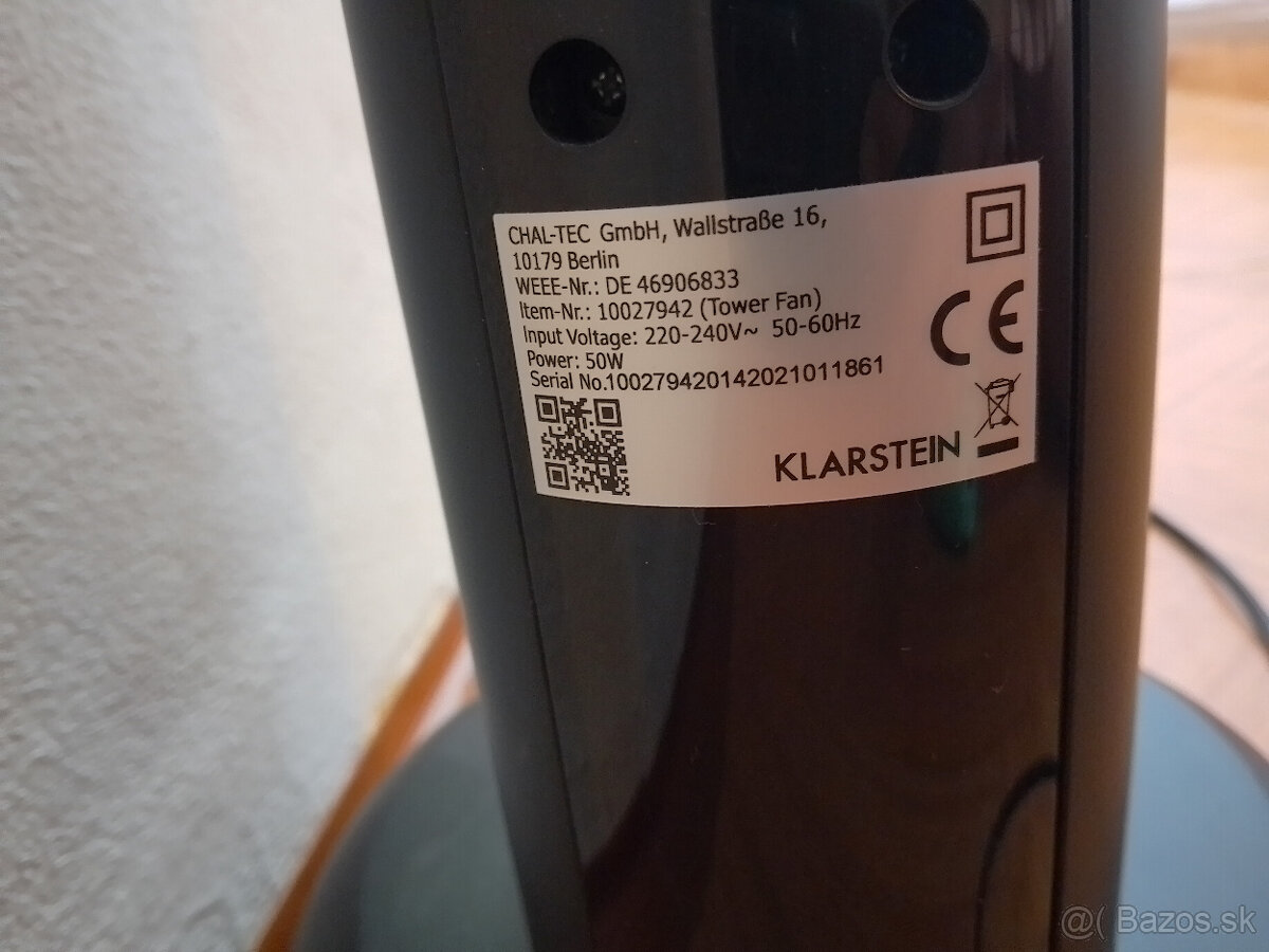 Stĺpový ventilátor Klarstein - 7