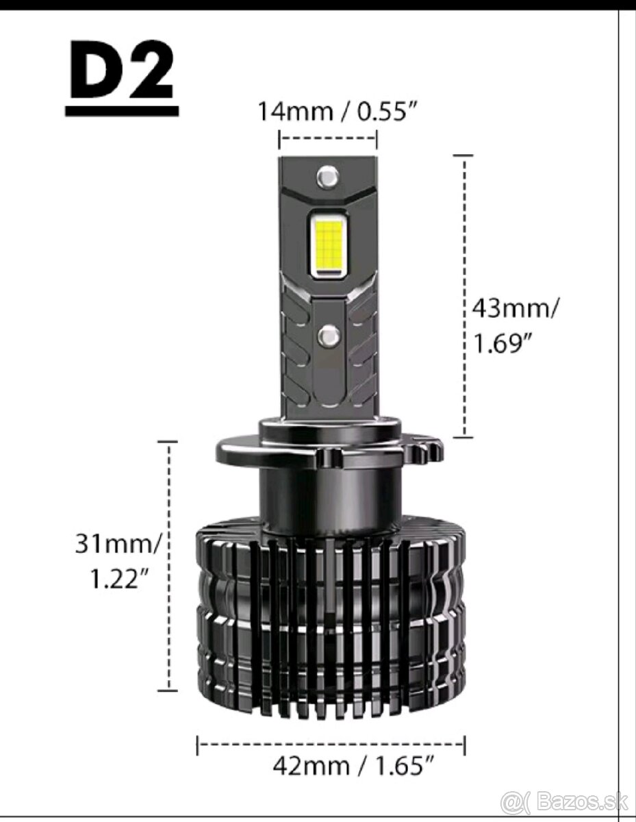 LED prestavbová sada D2s - 7