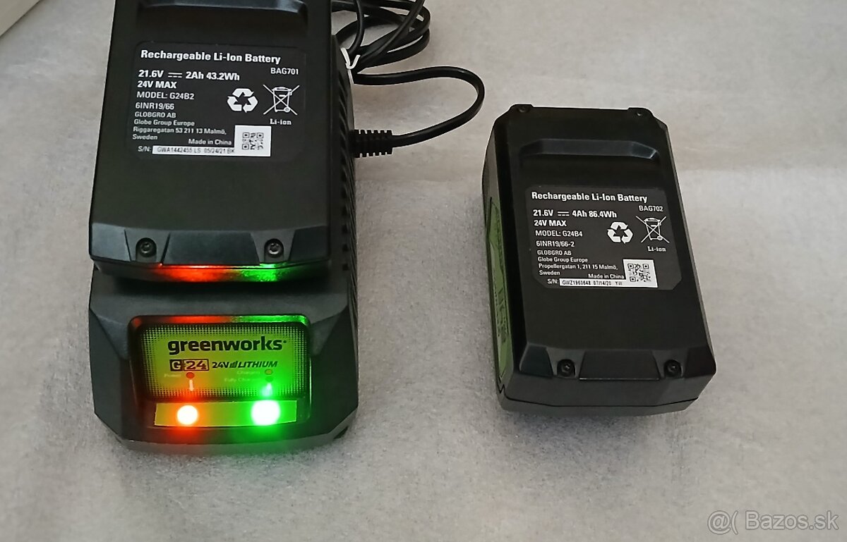 Akú kosačka Greenworks - 7