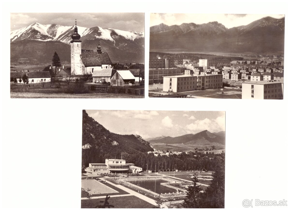 Pohľadnice ČB Slovensko mix - 7