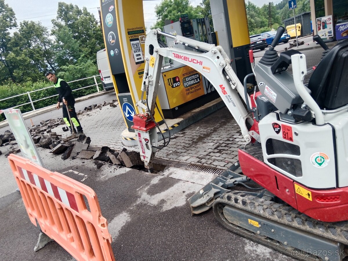 ☎️Zemné, výkopové a búracie práce 2xminibager☎️ MT - 7