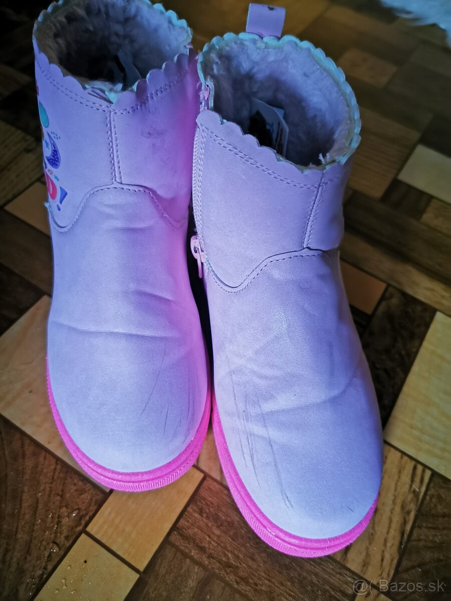 Detské šlapky + Zateplené čižmy + zimné topánky - 7