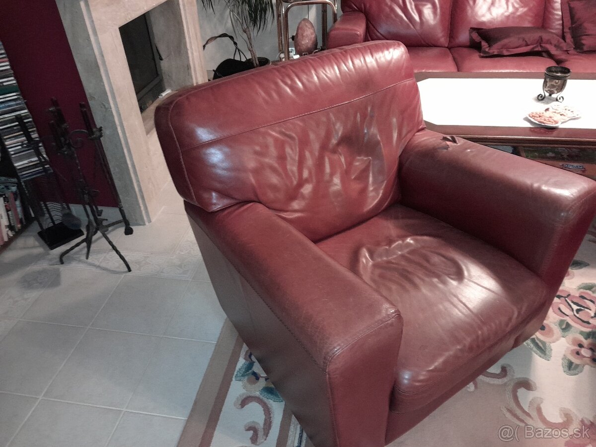 kožená sedačka - 7