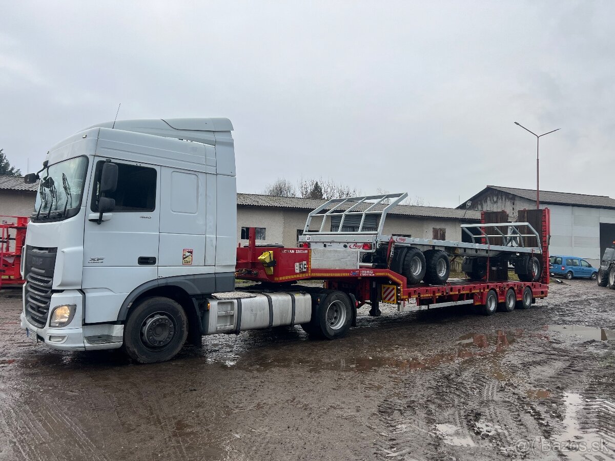 Preprava strojov podvalníkom , preprava materiálov - 7