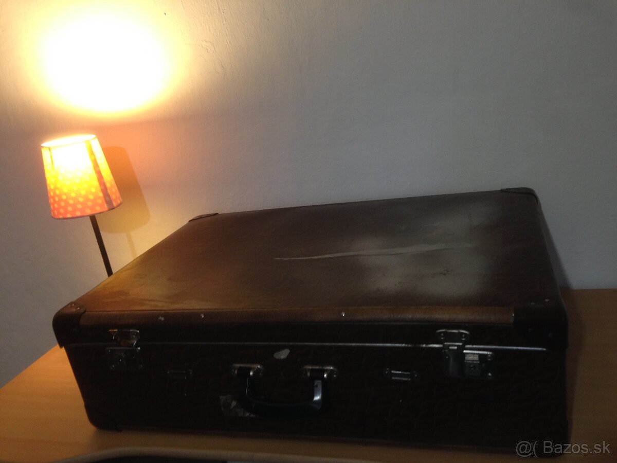 Retro Drevený kufor - 7