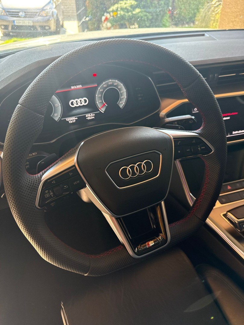 AUDI A6 A7 4K A8 D5 E-TRON SPORTOVY VOLANT - vyhrievany - 7