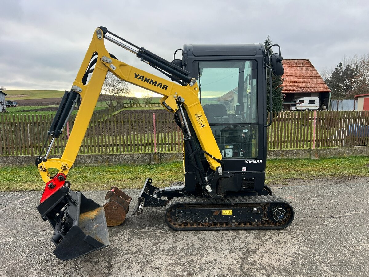 Minibagr Yanmar SV 16 hyd.svahovka/pouze 1tis.mth - 7