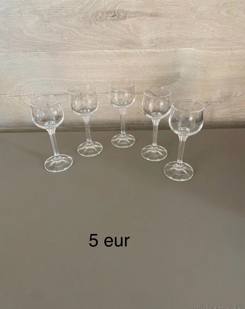 Predám retro poháre, šálky misy, taniere - 7